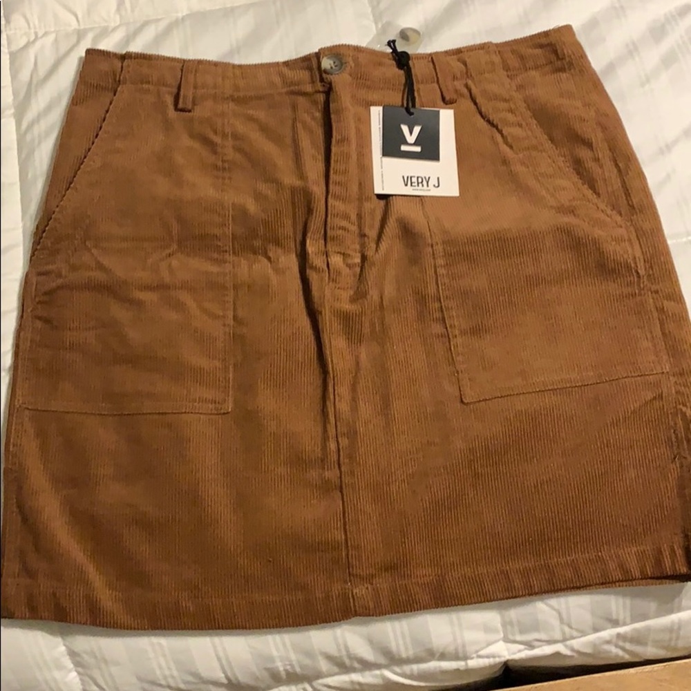 Corduroy skirt